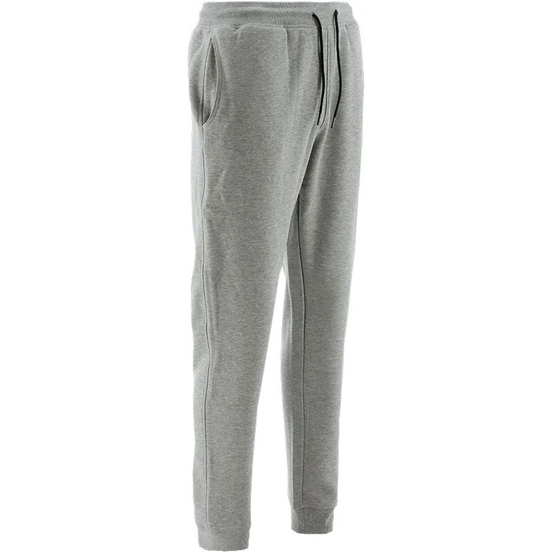 Men's Trigger Fleece Skinny Tracksuit Bottoms Grey - Image 3