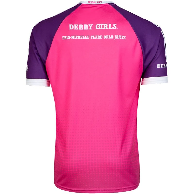 'Wise Up' Men's Derry Girls Jersey - Image 2