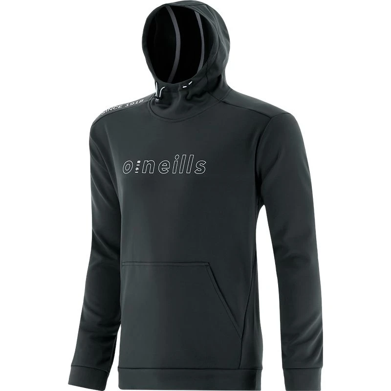 Men's Zack Fleece Pullover Hoodie Dark Grey / Black / Silver