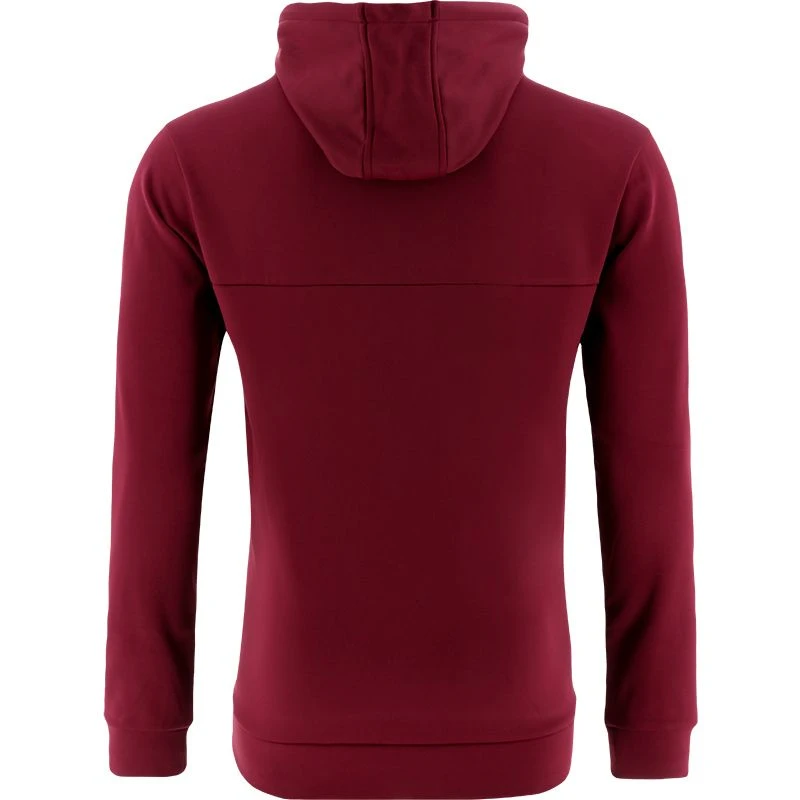 Men's Zack Fleece Pullover Hoodie Red/ Black / Silver - Image 2