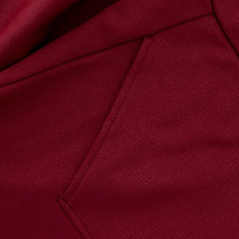 Men's Zack Fleece Pullover Hoodie Red/ Black / Silver - Image 6