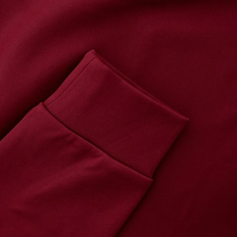 Men's Zack Fleece Pullover Hoodie Red/ Black / Silver - Image 7